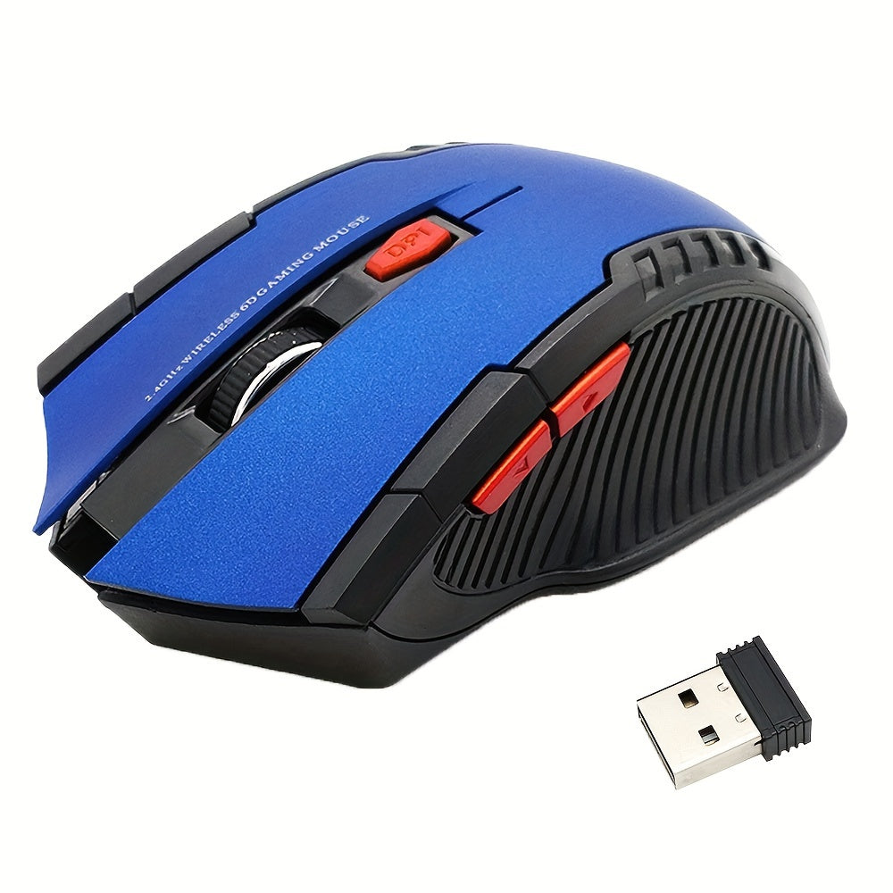 Compact Mini 2.4GHz Wireless Gaming Mouse - Precise Laser Optical Technology, Ergonomic Design, Plug-and-Play USB Receiver, Compatible with Computer, PC, Laptop - Ideal for Gamers and Everyday Users