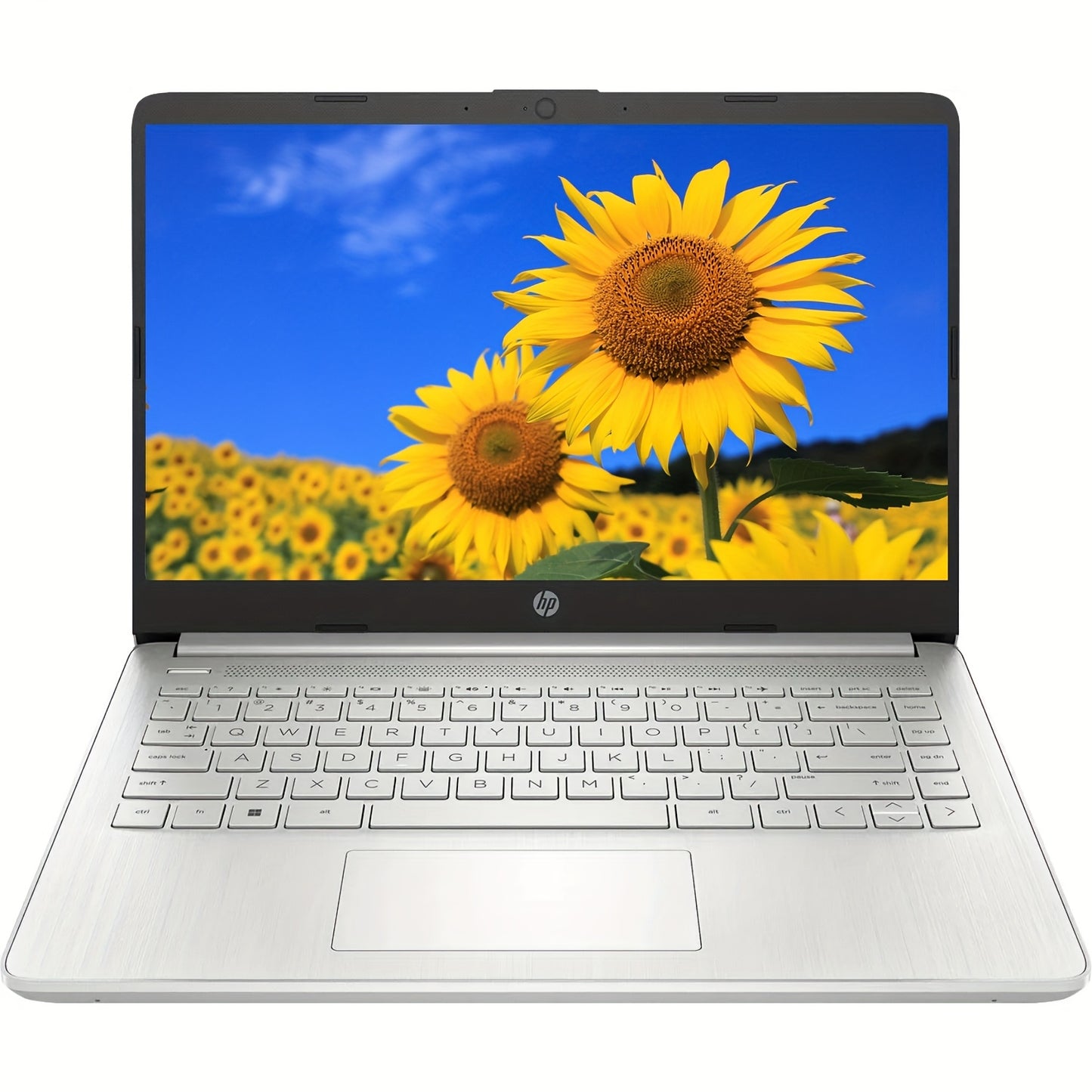 HP 14" Business Laptop - Intel Celeron N4120, 4GB RAM, 128GB EMMC, Windows 11 Home, 1 Year Office 365, Compact and Efficient for Business