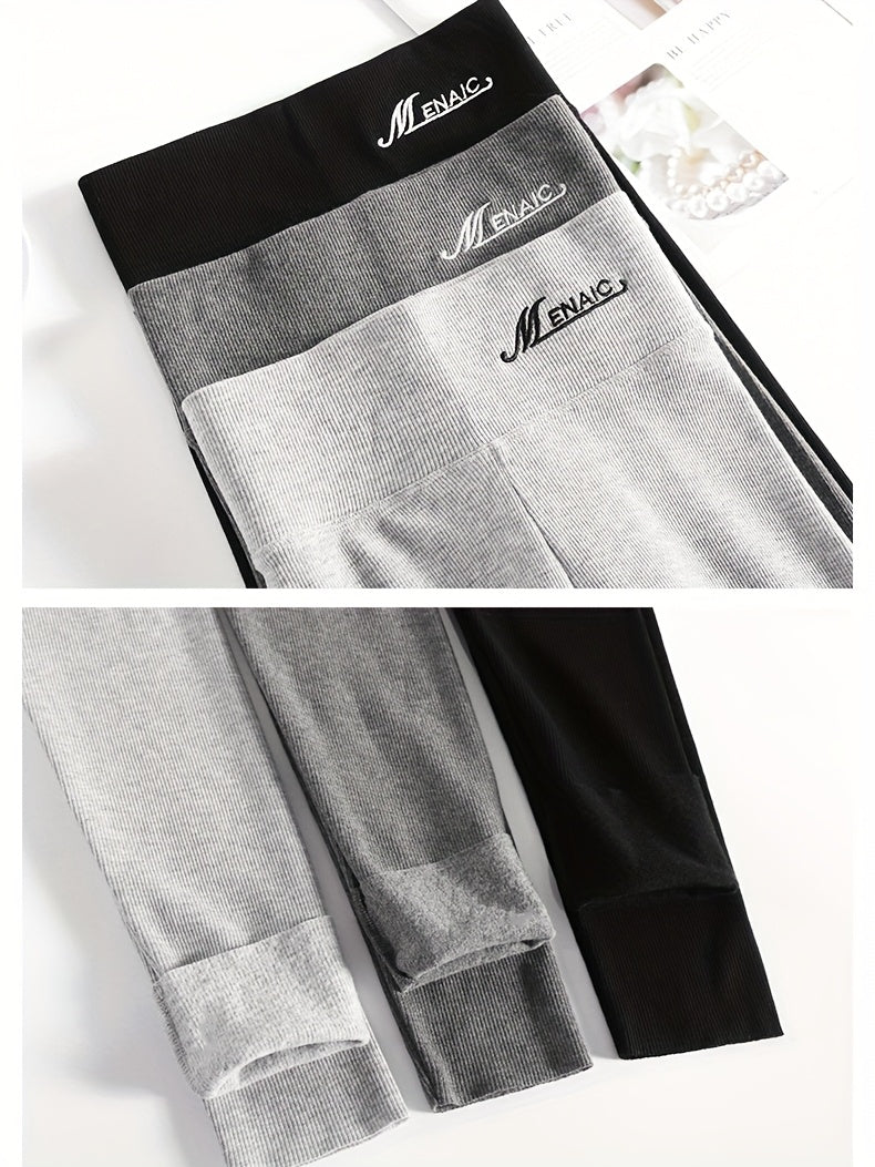 Women'S Thermal Leggings - High-Waisted Winter Pants with Non-Slip Grip, Stretchy Elastic Waistband - Thick Warm Tights for Cold Weather, Machine Washable - Ideal for Everyday & Formal Outfits, Slipresistant Bottoms, Stylish