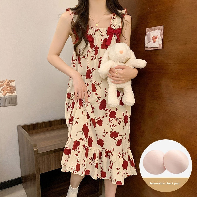 Slip Nightdress Women's Summer Sweet Girl