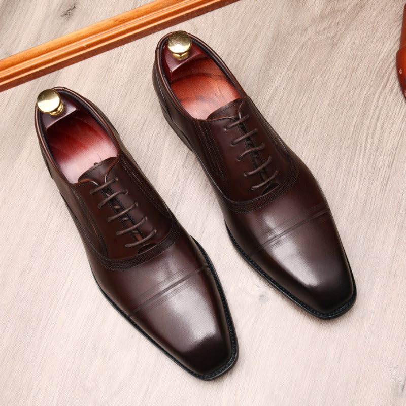 Men's Leather Formal Shoes – Classic Style in Black & Brown | Sizes 36–45