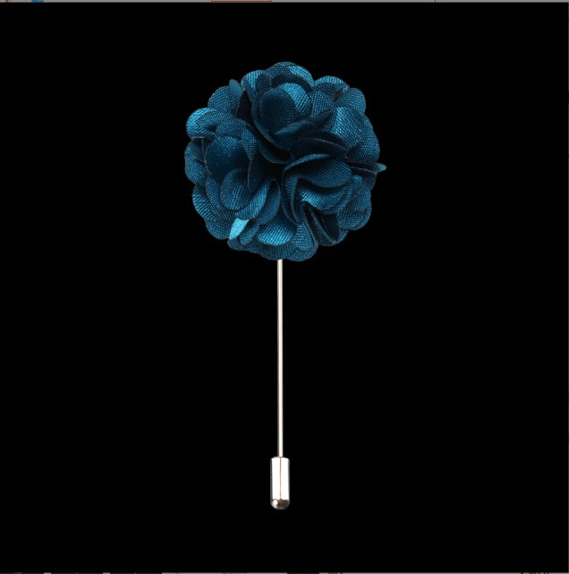 Men Floral Brooch