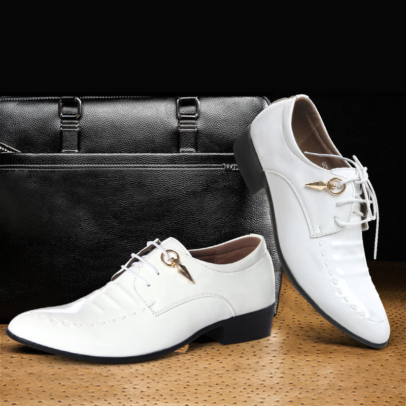 Men's Breathable Leather Shoes Black Soft Leather Soft Bottom Spring And Autumn Best Man Men's Business Formal Wear Casual Shoe