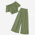 Women's suit with loose top