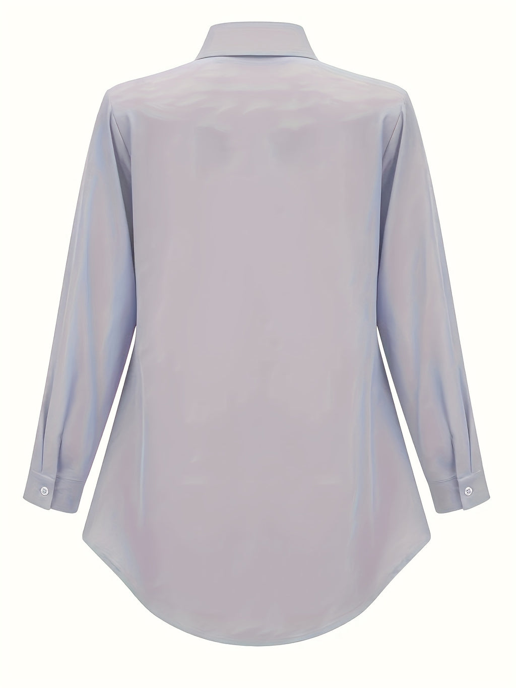 Women's Elegant Button-Up Blouse | Long Sleeve All-Season Top