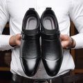 Men's PU Leather Formal Dress Shoes – Breathable Non-Slip Business Footwear