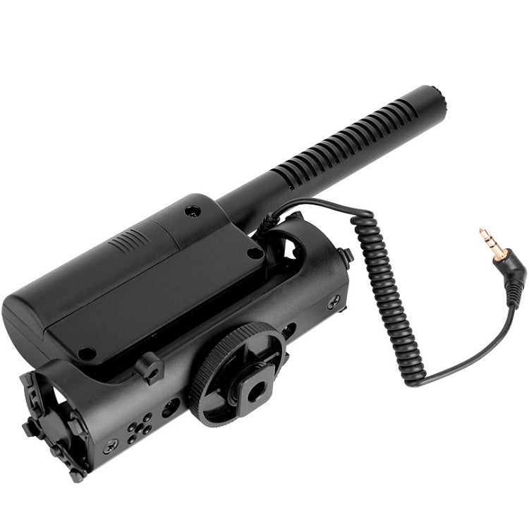 Camera Cardioid Condenser Microphone – On-Camera Shotgun Mic with Shock Mount