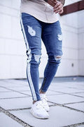 Ladies jeans mid-waisted denim trousers stretch jeans