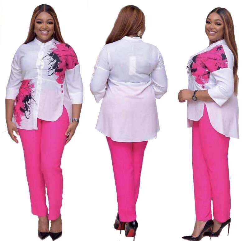 New African Women Shirt and Pant
