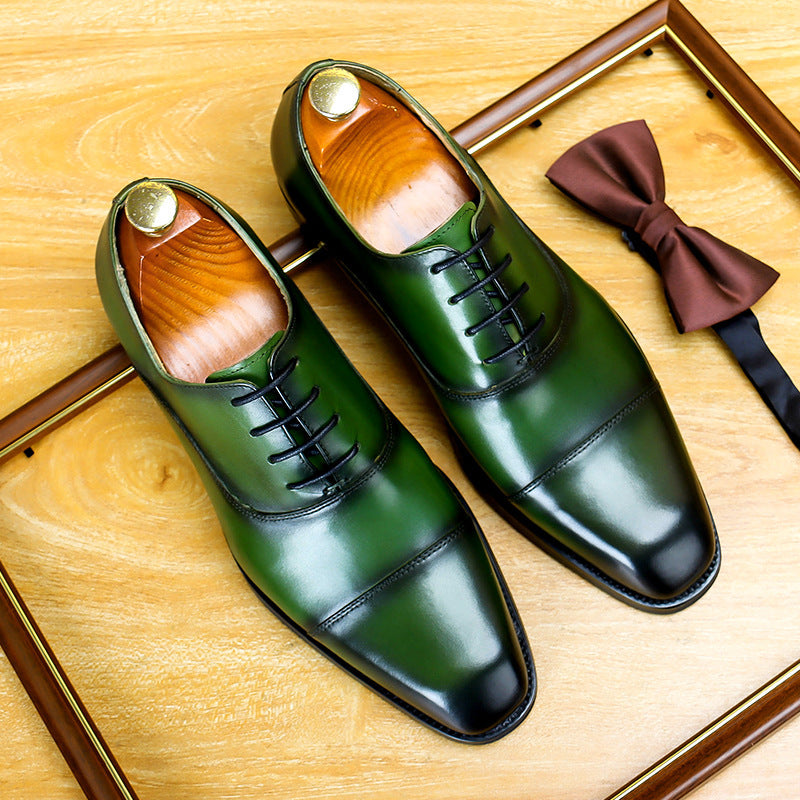 Men's Breathable Leather Shoes Black Soft Leather Soft Bottom Spring And Autumn Best Man Men's Business Formal Wear Casual Shoe