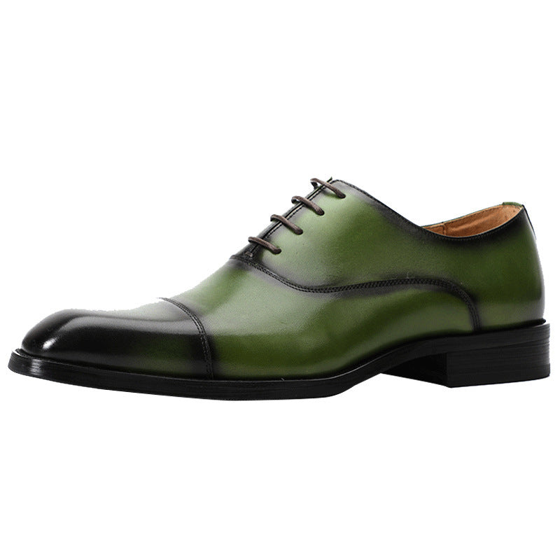 Men's Breathable Leather Shoes Black Soft Leather Soft Bottom Spring And Autumn Best Man Men's Business Formal Wear Casual Shoe