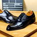 Men's Genuine Cowhide Leather Dress Shoes – Pointed Toe Formal Footwear