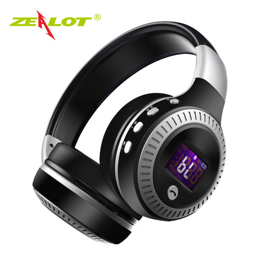 Zealot B19 Wireless Headphones Headset Stereo Earphone With FM Radio Microphone For Computer Phone Compatible With TF Aux