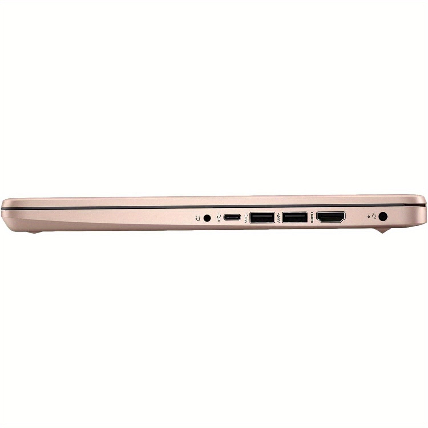 HP Ultral Light 14" Laptop, Intel Quad-Core N4120, 8GB RAM, Anti-Glare HD Display - 256GB Storage(128GB EMMC+ 128GB SD Card), Webcam, Windows 11 Home In S Mode