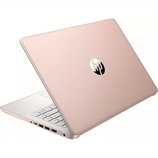 HP Ultral Light 14" Laptop, Intel Quad-Core N4120, 8GB RAM, Anti-Glare HD Display - 256GB Storage(128GB EMMC+ 128GB SD Card), Webcam, Windows 11 Home In S Mode