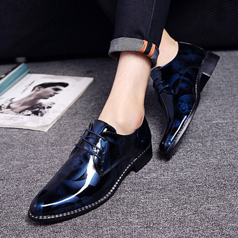 Men's Breathable Leather Shoes Black Soft Leather Soft Bottom Spring And Autumn Best Man Men's Business Formal Wear Casual Shoe