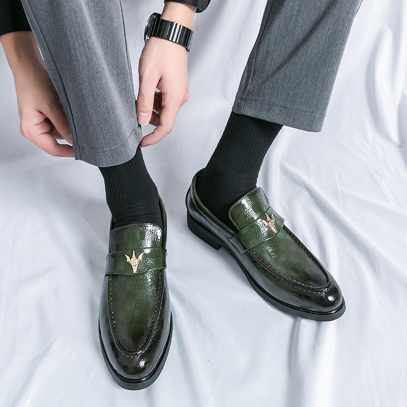 Men's Breathable Leather Shoes Black Soft Leather Soft Bottom Spring And Autumn Best Man Men's Business Formal Wear Casual Shoe