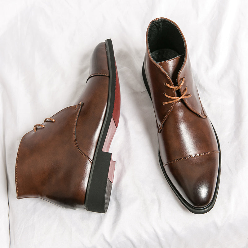 Men's Height-Increasing Formal Shoes – Superfiber Leather | Sizes 38–48
