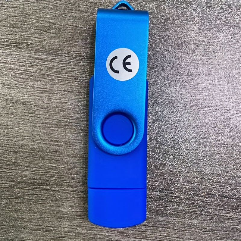 USB Flash Drive | 2-in-1 USB 2.0 & Type-C OTG Pen Drive | Multi-Color Options | High-Capacity 128GB Storage | Compact Design with Keychain Loop | Ideal for PC, MacBook, Smartphones, Tablets | Durable Plastic Construction
