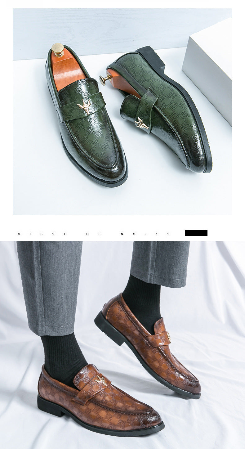 Men's Breathable Leather Shoes Black Soft Leather Soft Bottom Spring And Autumn Best Man Men's Business Formal Wear Casual Shoe