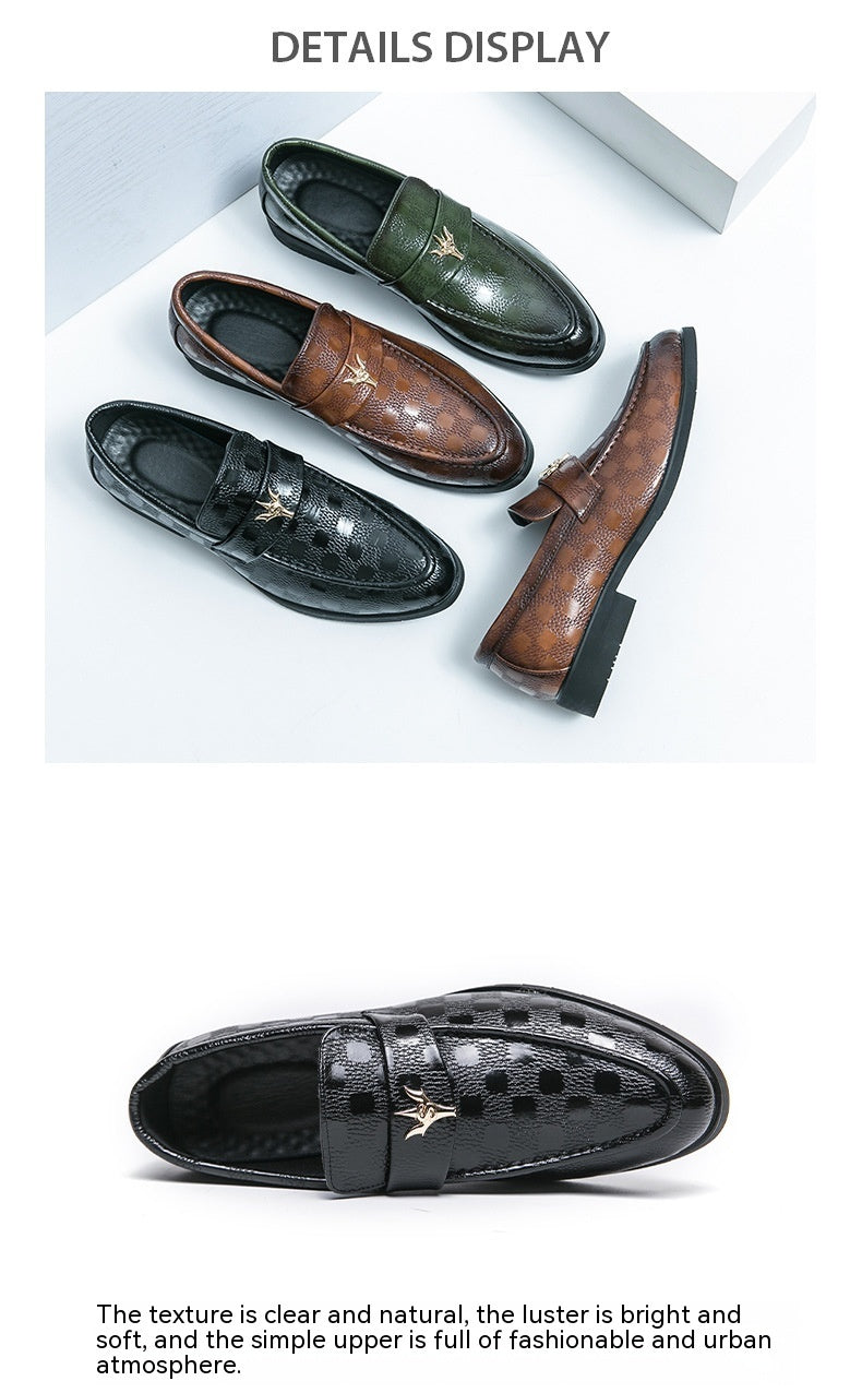 Men's Breathable Leather Shoes Black Soft Leather Soft Bottom Spring And Autumn Best Man Men's Business Formal Wear Casual Shoe
