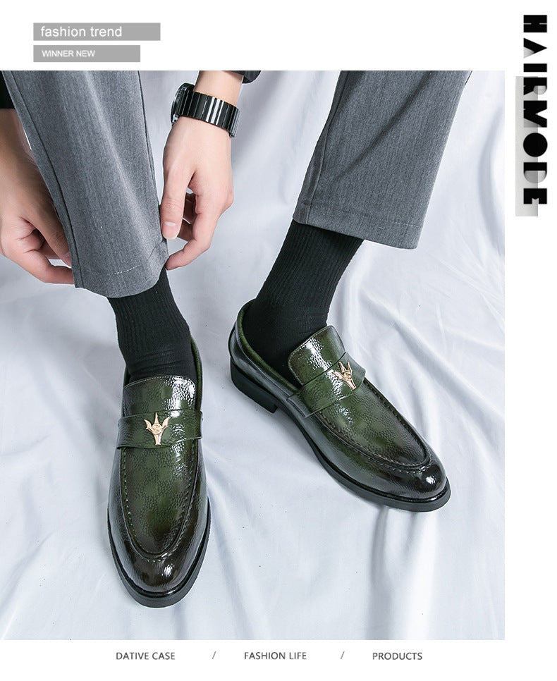 Men's Breathable Leather Shoes Black Soft Leather Soft Bottom Spring And Autumn Best Man Men's Business Formal Wear Casual Shoe
