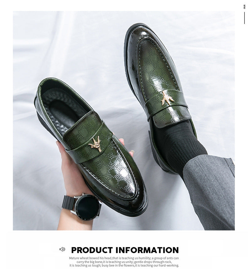 Men's Breathable Leather Shoes Black Soft Leather Soft Bottom Spring And Autumn Best Man Men's Business Formal Wear Casual Shoe