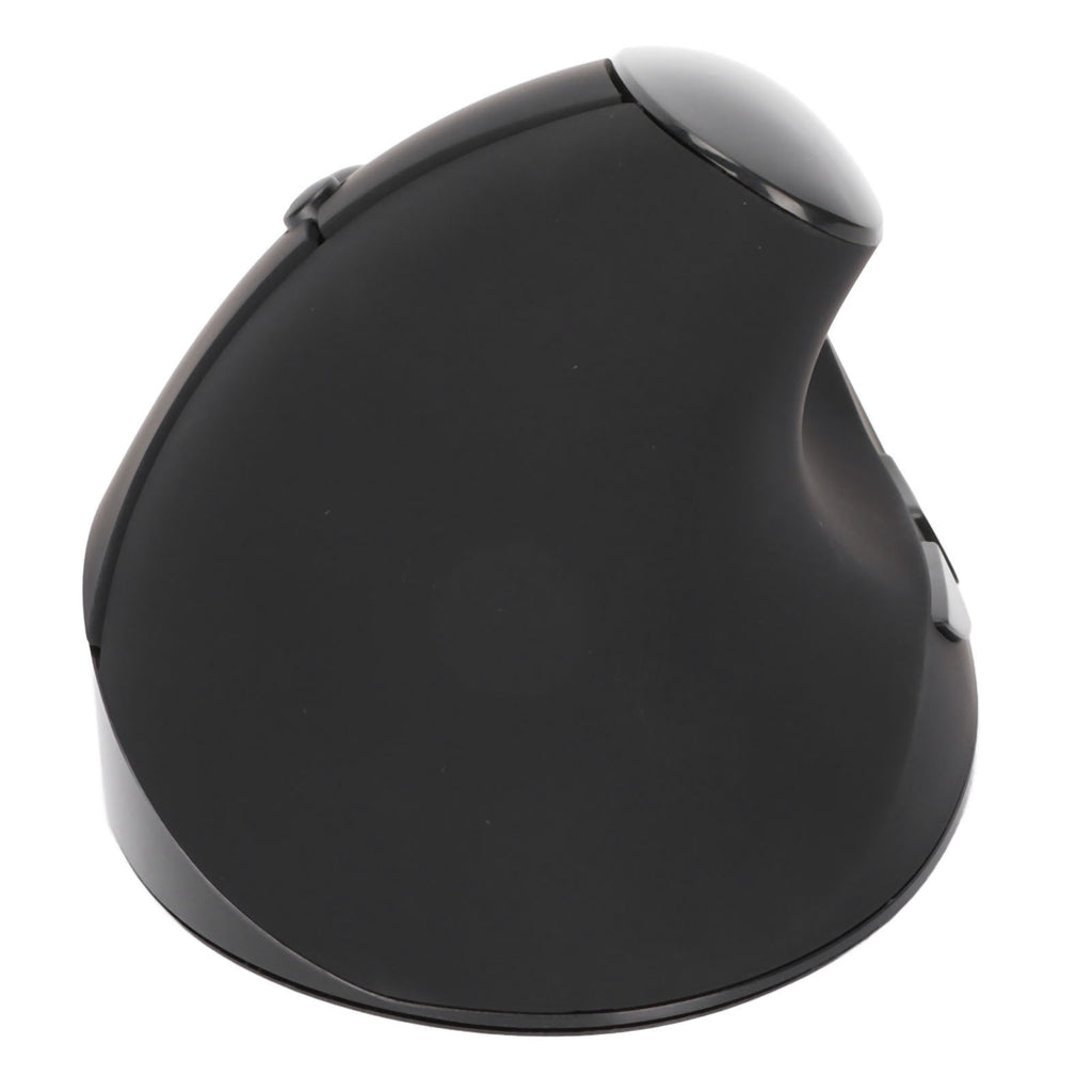 Left Hand Vertical Mouse 2.4G Wireless Vertical Ergonomic Mouse Rechargeable Mouse with USB Adapter Adjustable DPI for PC Black