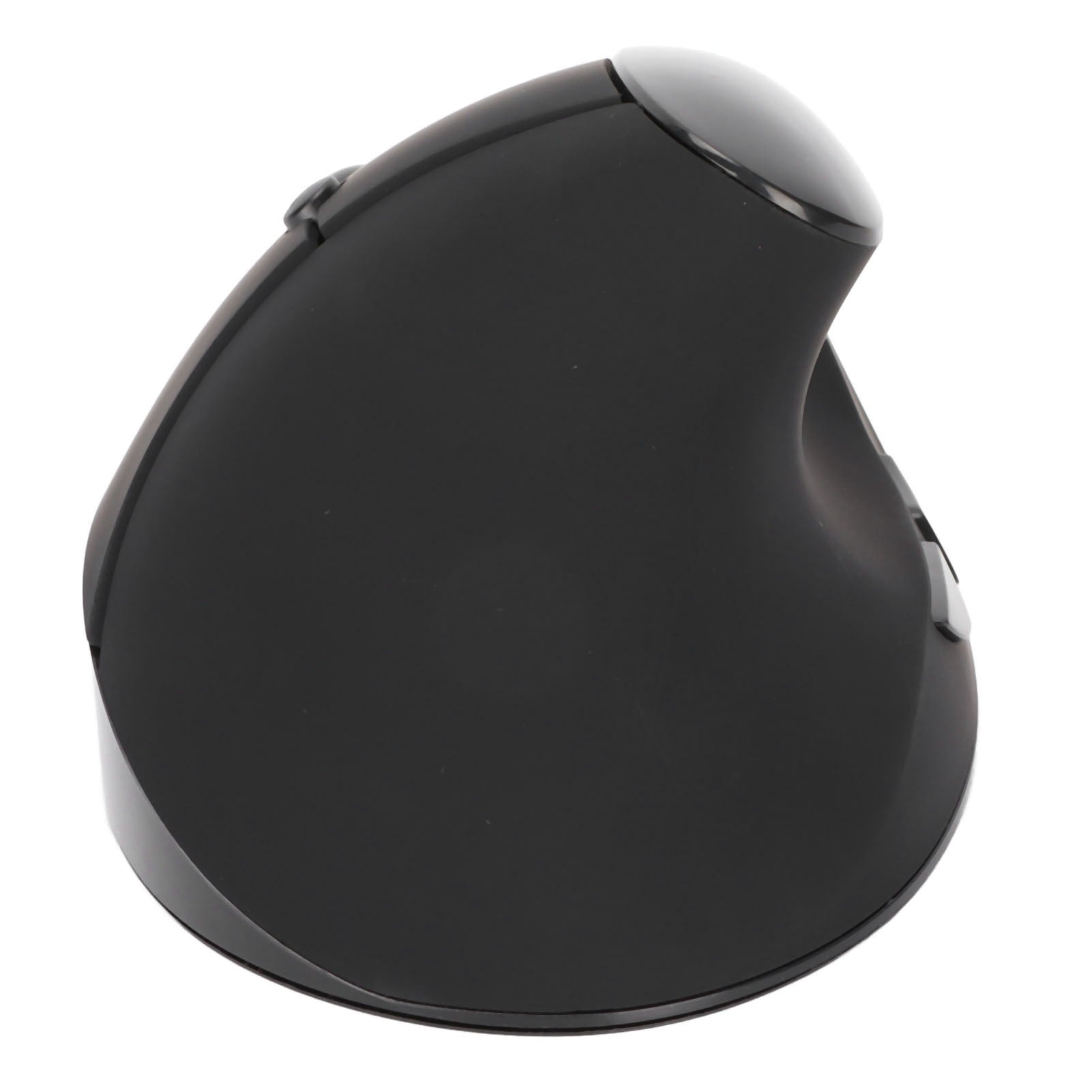 Left Hand Vertical Mouse 2.4G Wireless Vertical Ergonomic Mouse Rechargeable Mouse with USB Adapter Adjustable DPI for PC Black
