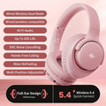 Over-Ear Headphones With Microphone, Lightweight Foldable & Portable Stereo Bass Headphones, Hands-Free Calling, Ideal For Gaming & PC & Mobile Phones Use, Gaming Headphones | Noise Isolating Headphones | Foldable Headphones