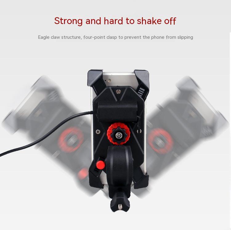 Motorcycle Cellphone USB Charger Bracket