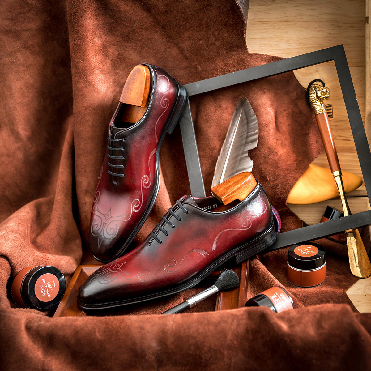 Men's Breathable Leather Shoes Black Soft Leather Soft Bottom Spring And Autumn Best Man Men's Business Formal Wear Casual Shoe