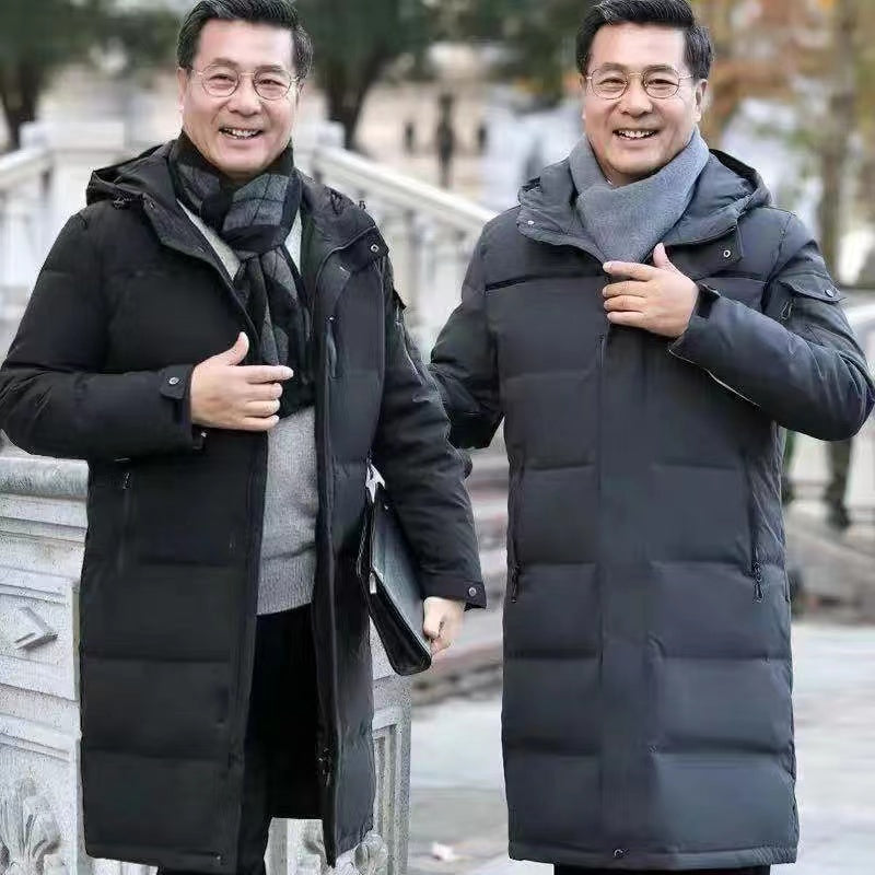 Winter Thickened Long Section Overknee Down Jacket Men