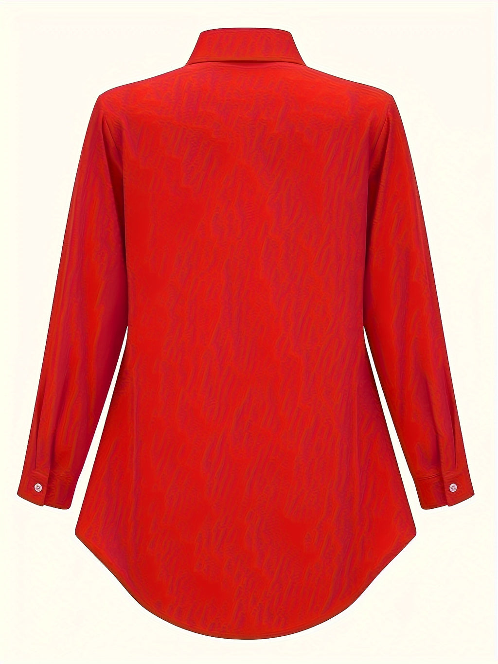 Women's Elegant Button-Up Blouse | Long Sleeve All-Season Top
