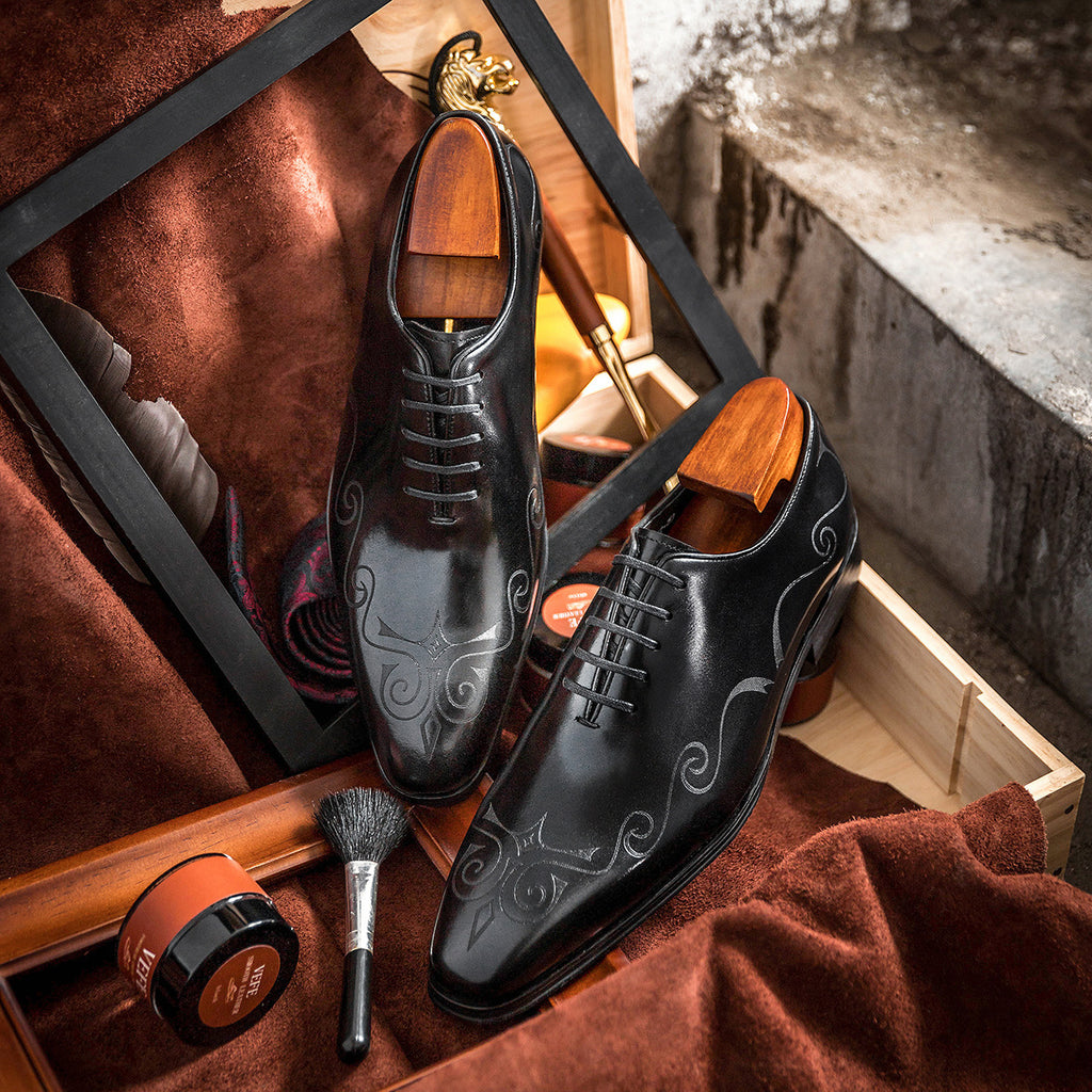 Men's Breathable Leather Shoes Black Soft Leather Soft Bottom Spring And Autumn Best Man Men's Business Formal Wear Casual Shoe
