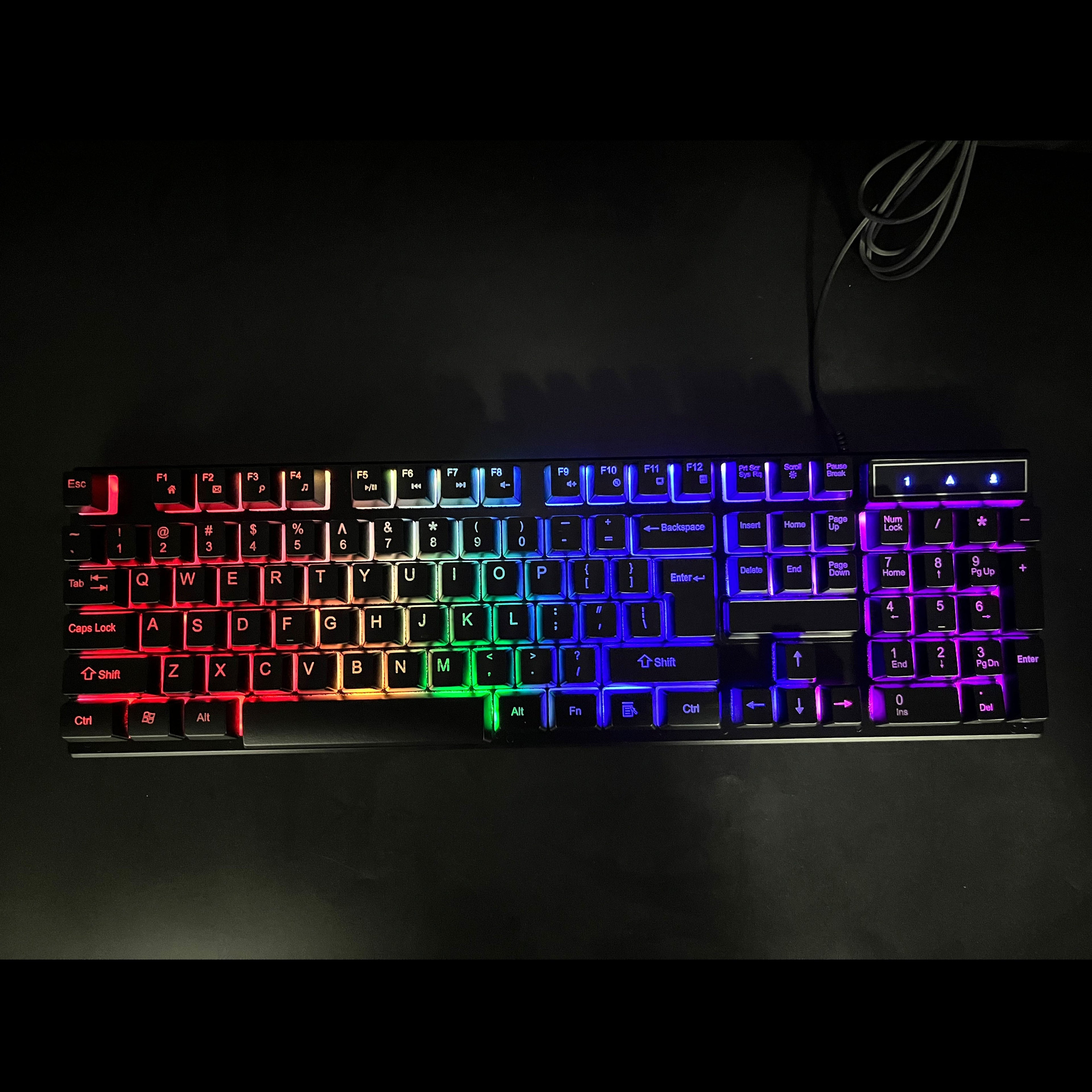 Wired Keyboard Game Luminous Mechanical Feel Computer Office Gaming Keyboard