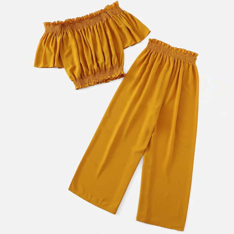 Women's suit with loose top