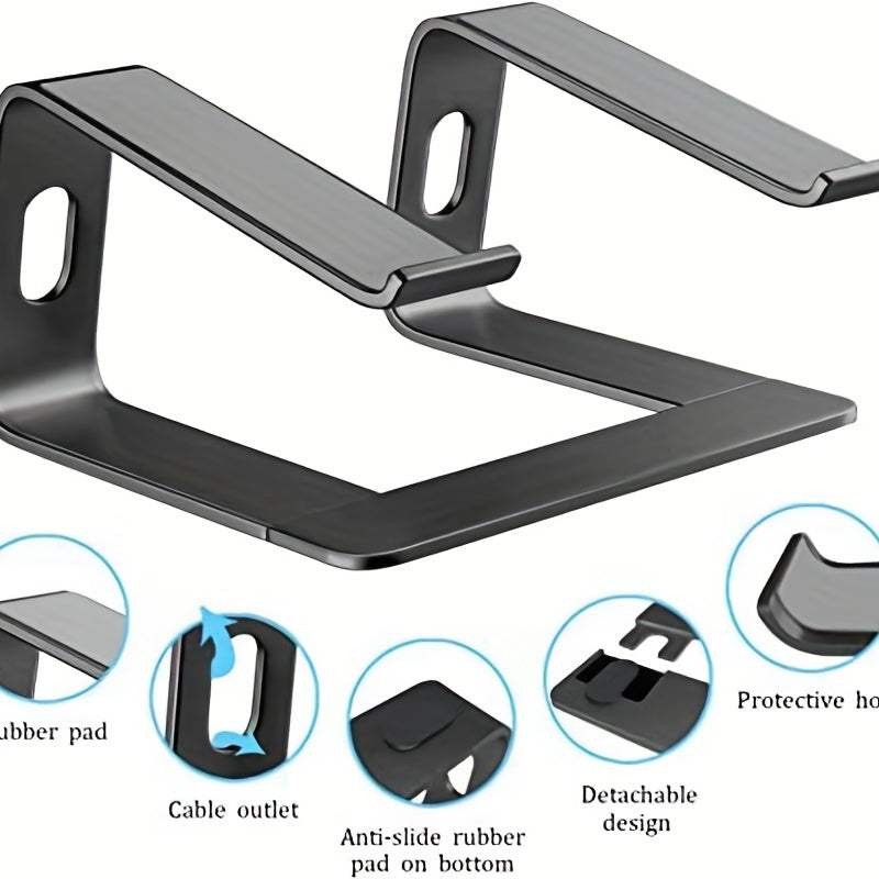 Laptop Stand Holder Aluminum Stand For MacBook Portable Laptop Stand Holder Desktop Holder Notebook PC Computer Stand
