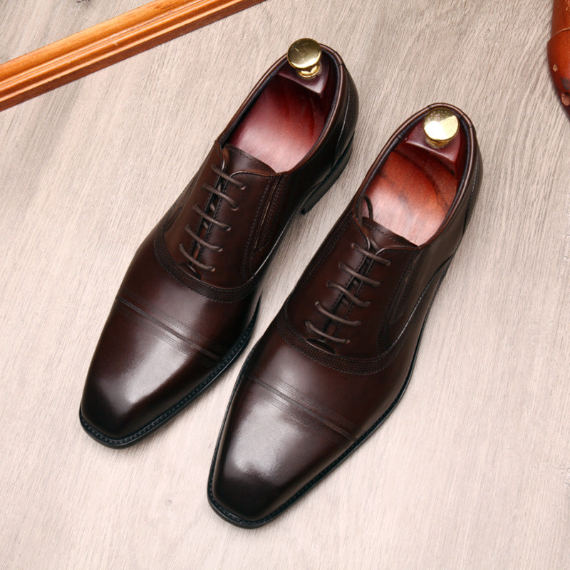 Men's Leather Formal Shoes – Classic Style in Black & Brown | Sizes 36–45