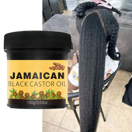 100g Jamaican Black Castor Oil - Pure Cold-Pressed, Moisturizing Hair Care Paste for Stronger, Healthier Hair, Ideal for All Hair Types, Natural Hair Care|Natural Hair Product|Cold Pressed Oil