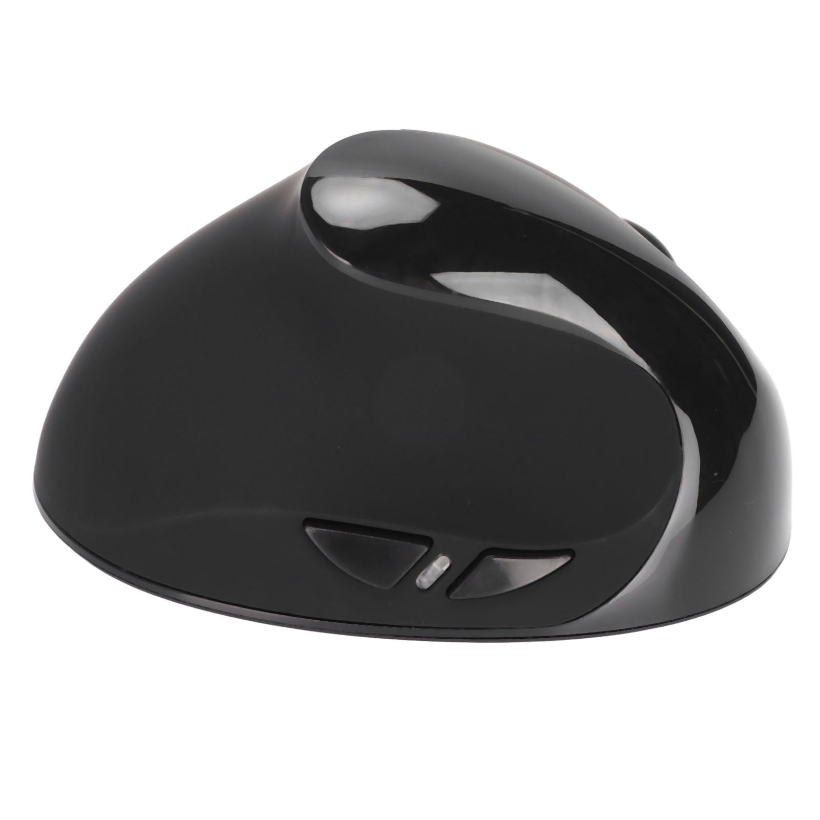 Left Hand Vertical Mouse 2.4G Wireless Vertical Ergonomic Mouse Rechargeable Mouse with USB Adapter Adjustable DPI for PC Black
