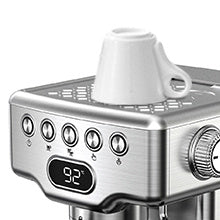 Geek Chef 20-Bar Espresso Machine with Milk Frother – 2-in-1 Home Coffee Maker