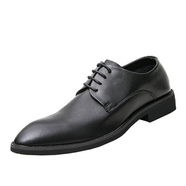 Men's Leather Formal Dress Shoes – Classic Lace-Up Oxford Style