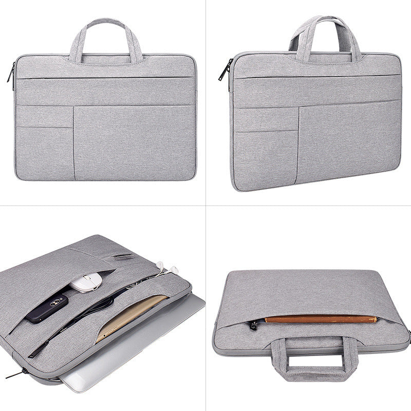 Waterproof Business Laptop Bag – Polyester Briefcase with Nylon Lining