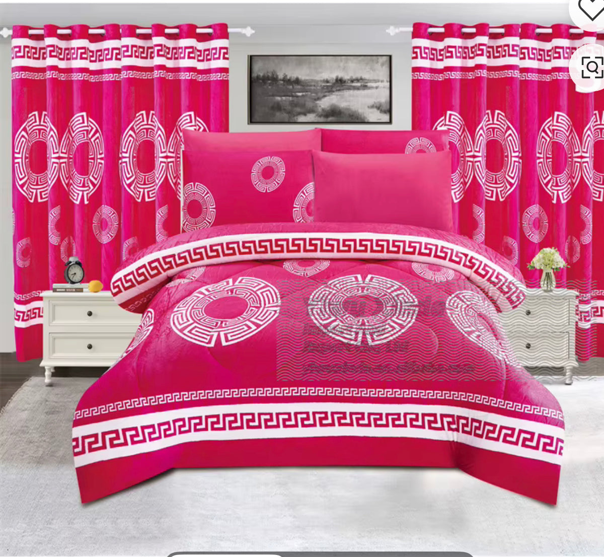 King Size Bedding Set – Decorative Patterns