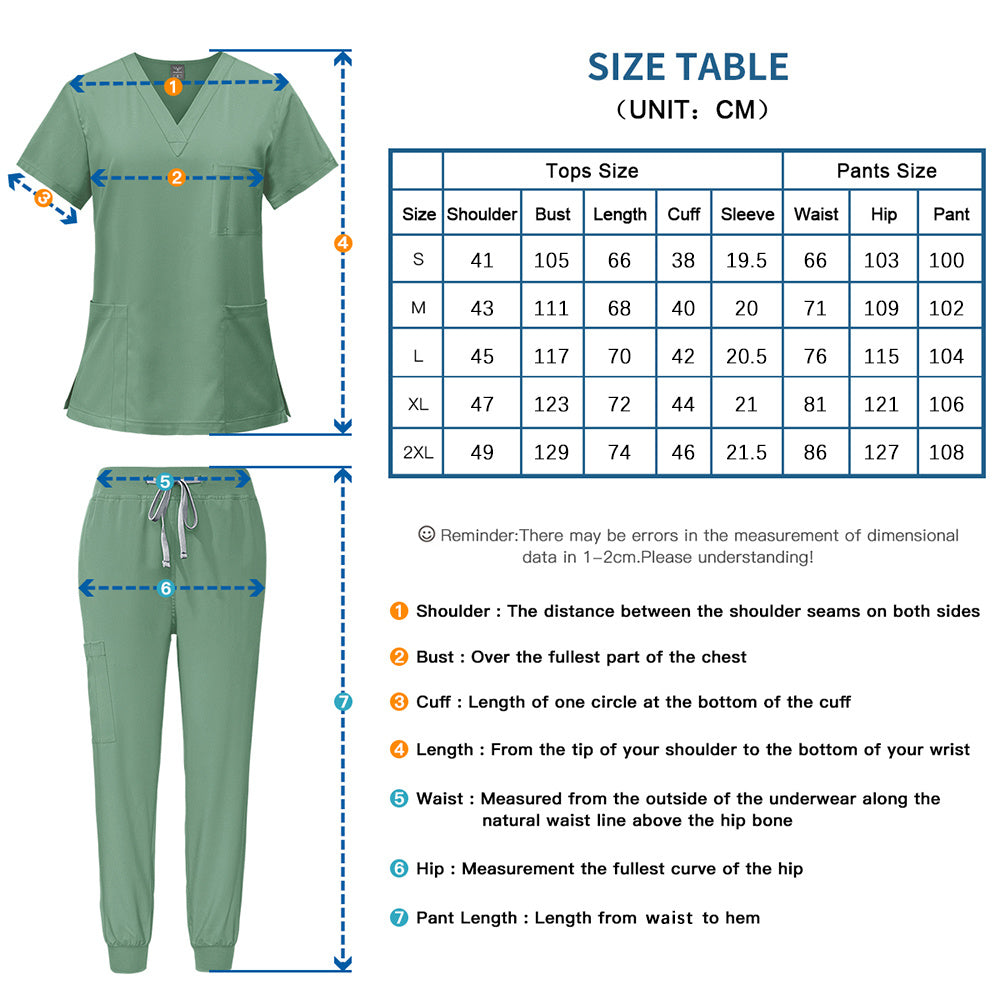 [Scrubs | Workwear] Set of Scrubs And Workwear | for Nurses, Including Overalls And Spa Beauty Attire | Designed for Women