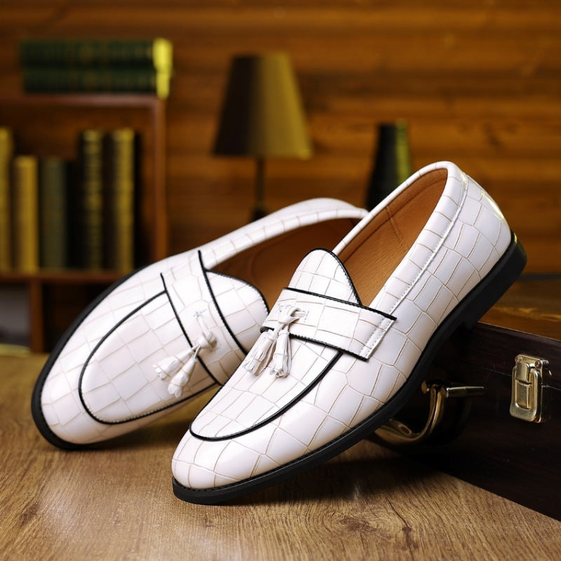 Men's Breathable Leather Shoes Black Soft Leather Soft Bottom Spring And Autumn Best Man Men's Business Formal Wear Casual Shoe