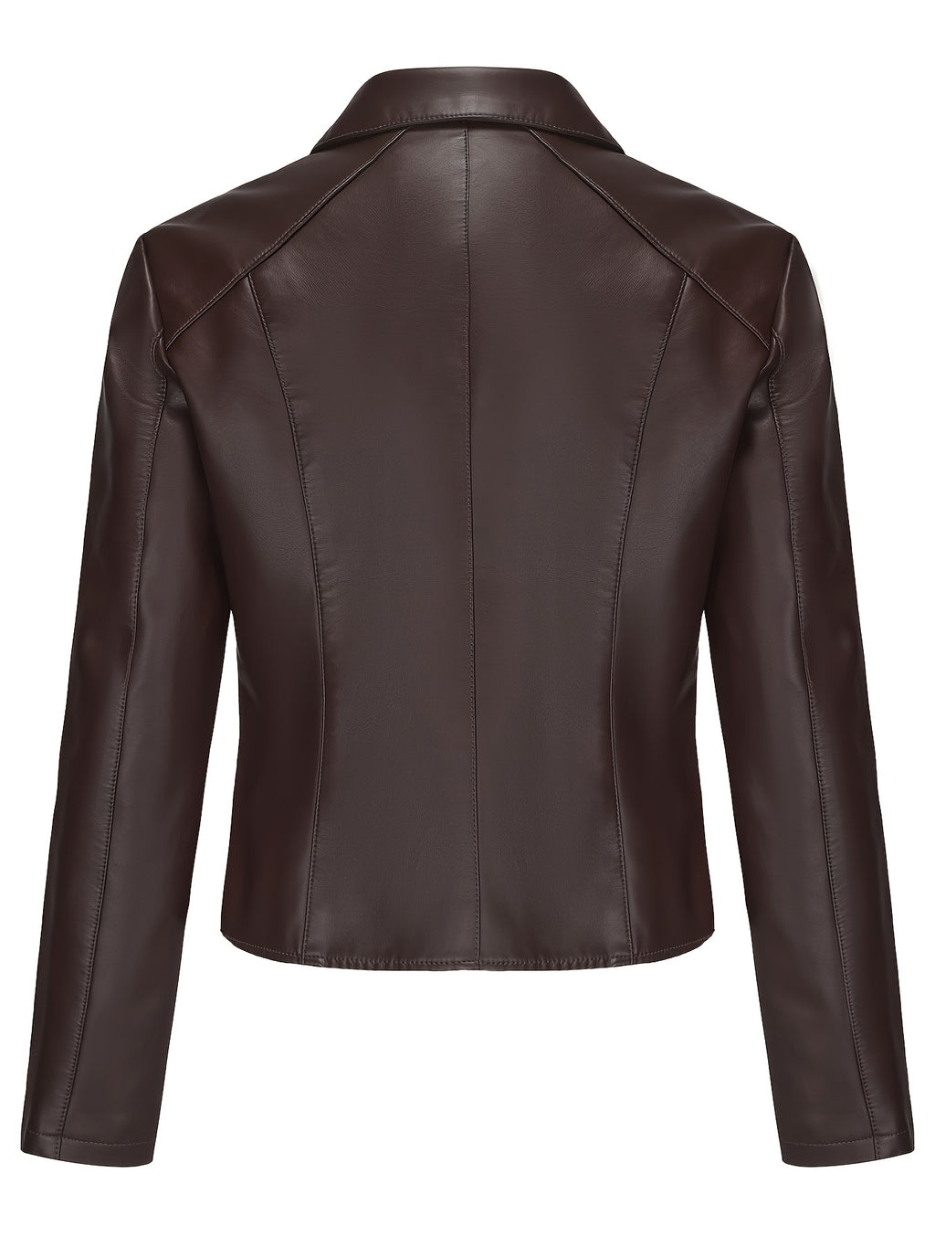 Women's Elegant White Rivet-Studded Jacket - Lightweight High Quality Machine-Washable Long Sleeve Cardigan with Turn- Collar, Regular Fit for All-Season Casual & Formal Wear, Lightweight Cardigan