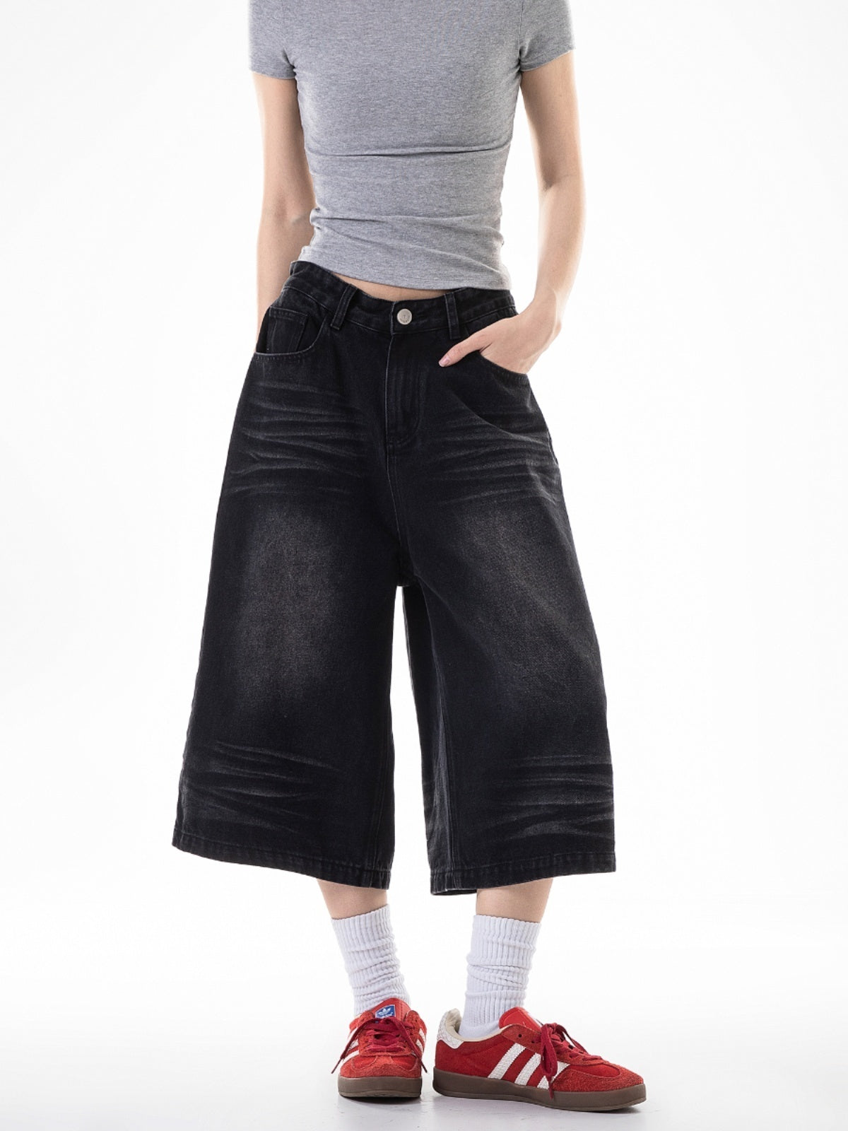 Jeans Loose Straight Cargo pant