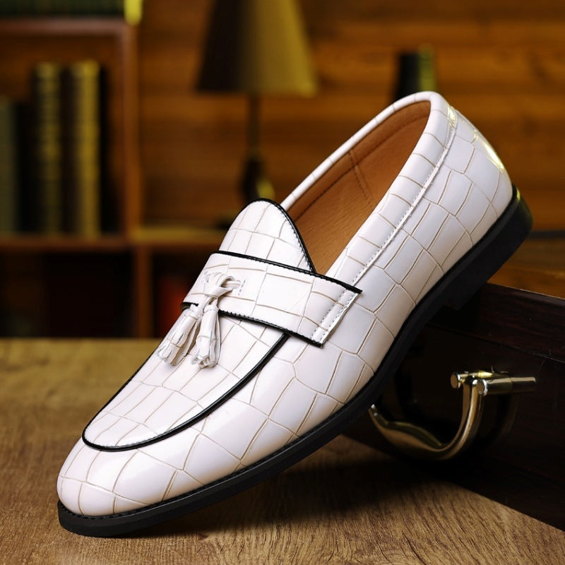 Men's Breathable Leather Shoes Black Soft Leather Soft Bottom Spring And Autumn Best Man Men's Business Formal Wear Casual Shoe